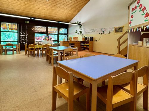 Sonnengruppe mit Blick zum Garten